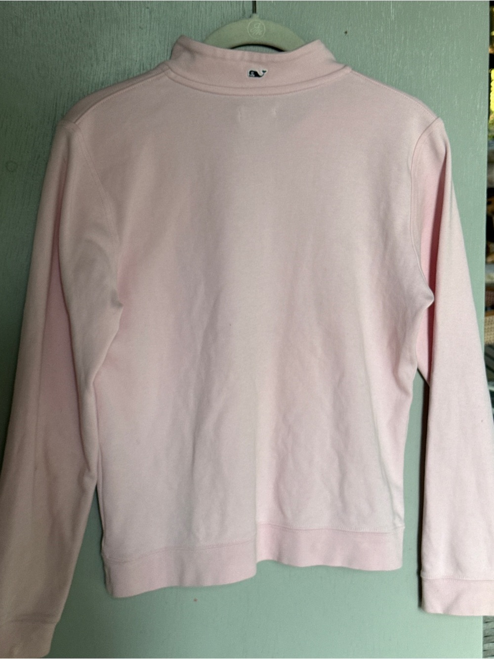 Vineyard Vines Girls size Large (14) Soft Pink Quarter Zip Pullover